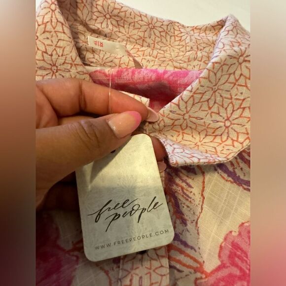 Free people smell of roses mini dress #3 - Picture 4 of 11